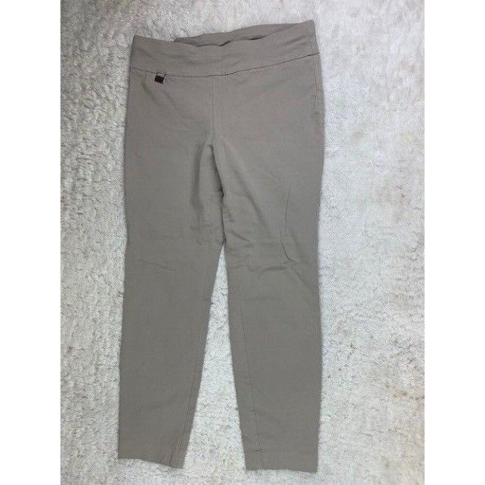 Alfani Size 8 Short Womens Pants Tan Stretch Skinny Low Rise Crop Ankle
